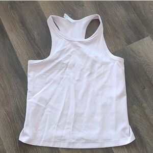 Pink racerback athletic top